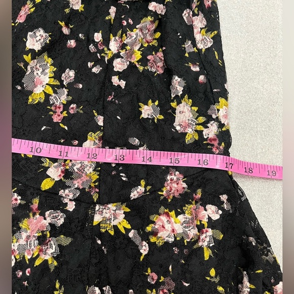 [XL]Anna Bella Vintage Floral Lace Lined Asymmetrical Midi Sleeveless dress - Picture 11 of 12